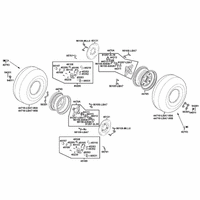 Räder vorne mit Bremse