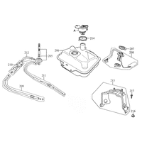Benzintank & Benzinhahn