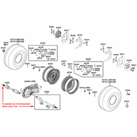 Räder vorne mit Bremse