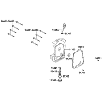 Kurbelgehäusedeckel rechts