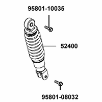 Stossdämpfer hinten