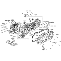 Kurbelgehäuse kpl. & Variomatikdeckel