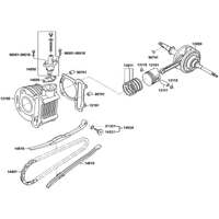 Zylinder, Kolben & Kurbelwelle