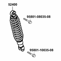 Stossdämpfer hinten