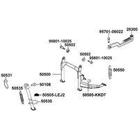 Ständer & Kickstarterhebel