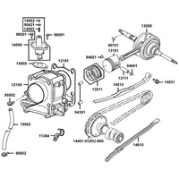 Zylinder, Kolben & Kurbelwelle