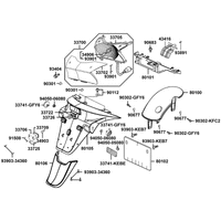 Rücklicht & hintere Radabdeckung