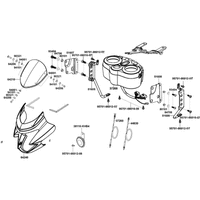 Vordere Verkleidungen, Tacho & Drehzahlmesser