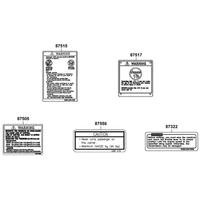 Aufkleber & Hinweis - Schilder