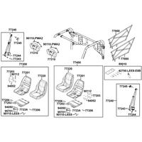 Sitze, Kopfstützen & Sicherheitsgurte