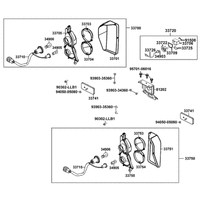 Rücklicht, hintere Blinker & Kennzeichenbeleuchtung