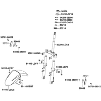 Gabel & Kotflügel vorne