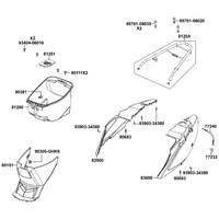Verkleidungen hinten & Helmbox