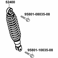 Stossdämpfer hinten