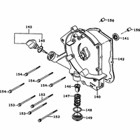 Kurbelwellengehäuse rechts
