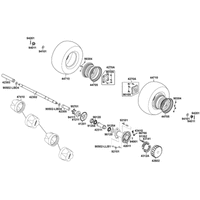 Räder hinten, Antrieb mit Bremse