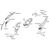 Hintere Verkleidungen & Helmfach