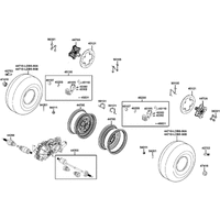 Räder vorne mit Bremse & Antriebswelle