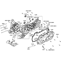 Kurbelgehäuse kpl. & Variomatikdeckel