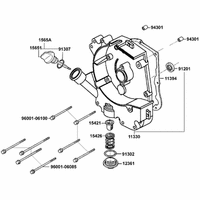 Kurbelgehäusedeckel rechts