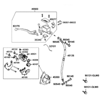 Hauptbremszylinder vorne & Bremsschläuche