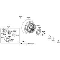 Hinterrad mit Bremse