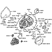 Gehäusedeckel links