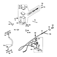 Hauptbremszylinder vorne & Bremszug hinten