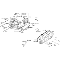 Kurbelgehäuse kpl. & Variomatikdeckel