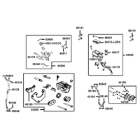 Bremshebel & Bremsschlauch vorne