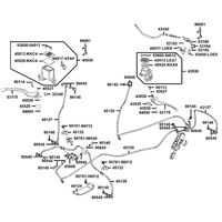 Hauptbremszylinder vorne & hinten, Bremsschläuche