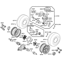 Räder hinten mit Bremse