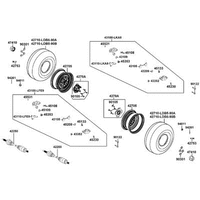 Räder hinten mit Bremse & Antriebswelle