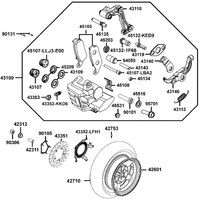 Hinterrad mit Sattel