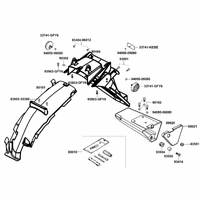 Kotflügel hinten & Bordwerkzeug