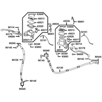Hauptbremszylinder vorne & Bremsschläuche