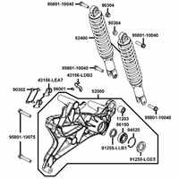 Stossdämpfer hinten