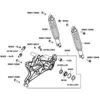 Stossdämpfer hinten