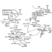 Hauptbremszylinder vorne & Bremsschläuche