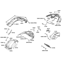 Rücklicht & hintere Radabdeckung