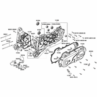 Kurbelgehäuse kpl. & Variomatikdeckel