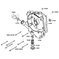 Kurbelgehäusedeckel rechts