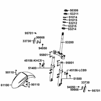 Gabel & Kotflügel vorne