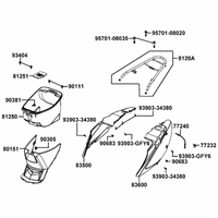 Verkleidungen hinten & Helmbox