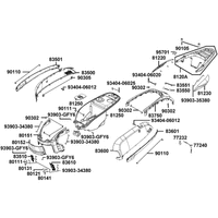 Hintere Verkleidungen & Helmfach