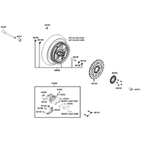 Vorderrad mit Bremse