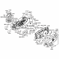 Kurbelgehäuse kpl. & Variomatikdeckel