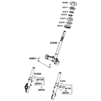 Gabeljoch, Lenkkopflager & Gabel