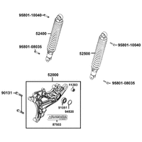 Stossdämpfer hinten
