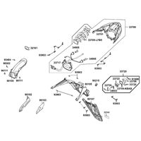 Rücklicht & hintere Radabdeckung